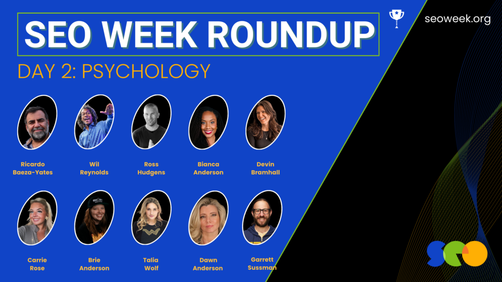 SEO Week day 2 psychology